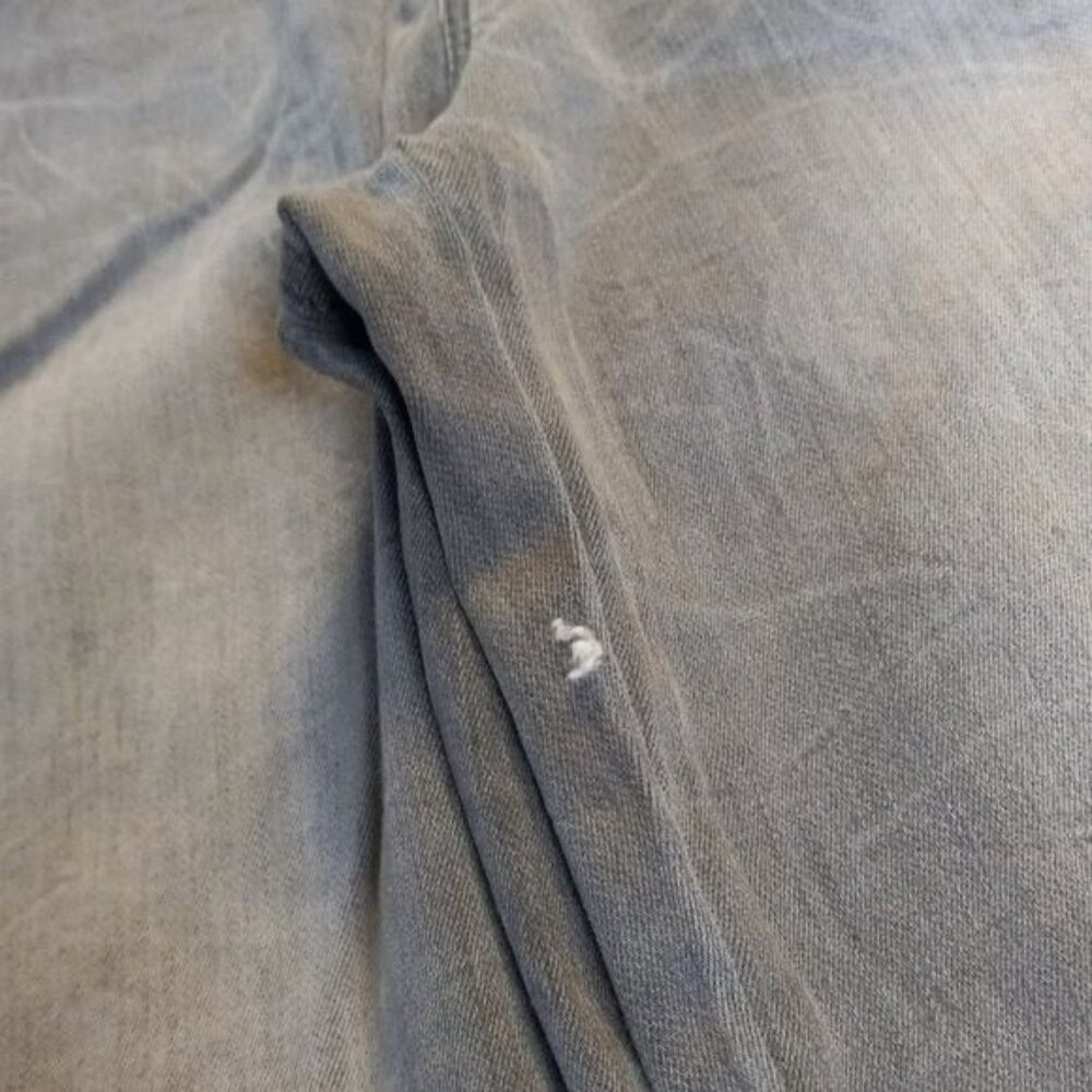 Aeropostale Size 8 Jegging Jeans High Waisted Denim Gray Ankle Distressed Faded - Picture 4 of 15